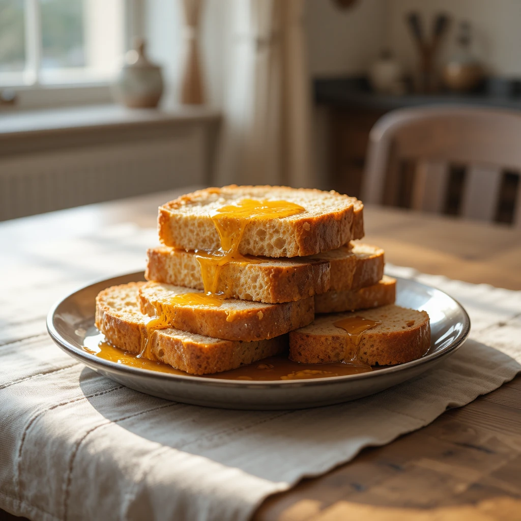 Autumn Breakfast: Bread & Honey: A Gentle, Golden Start to Crisp Mornings