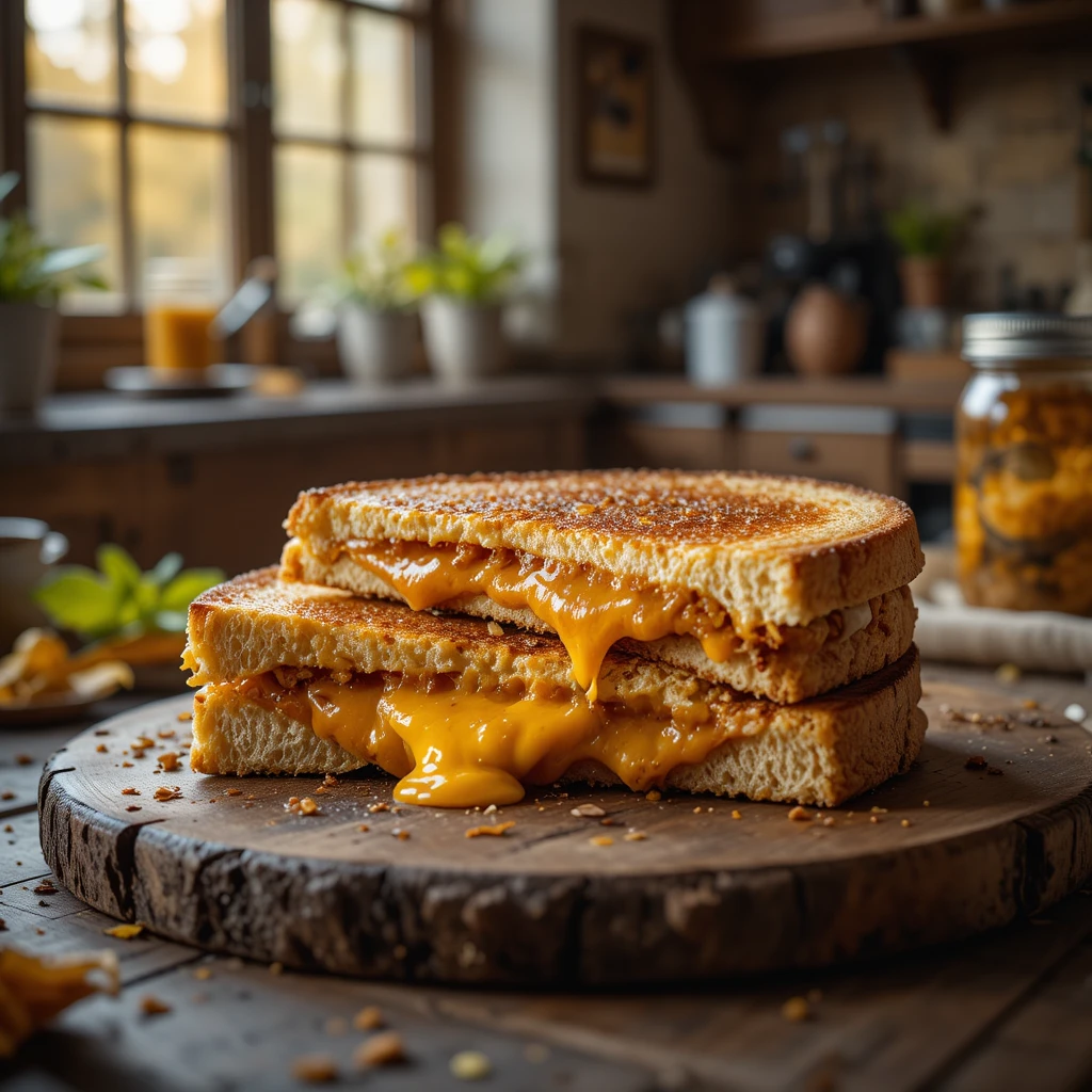 Autumn Lunch: Cheese & Chutney Toastie