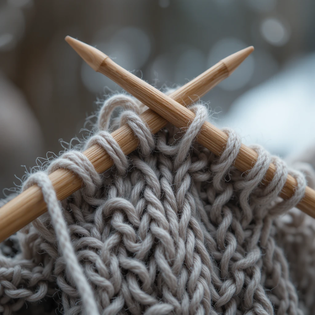 Knitting a Scarf in Winter: Slow Stitches, Warm Wool & Quiet Evenings