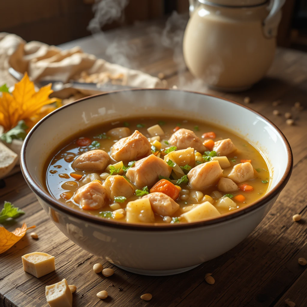 Chicken & Barley Soup: A Hearty, Comforting Autumn Bowl for Cooler Days