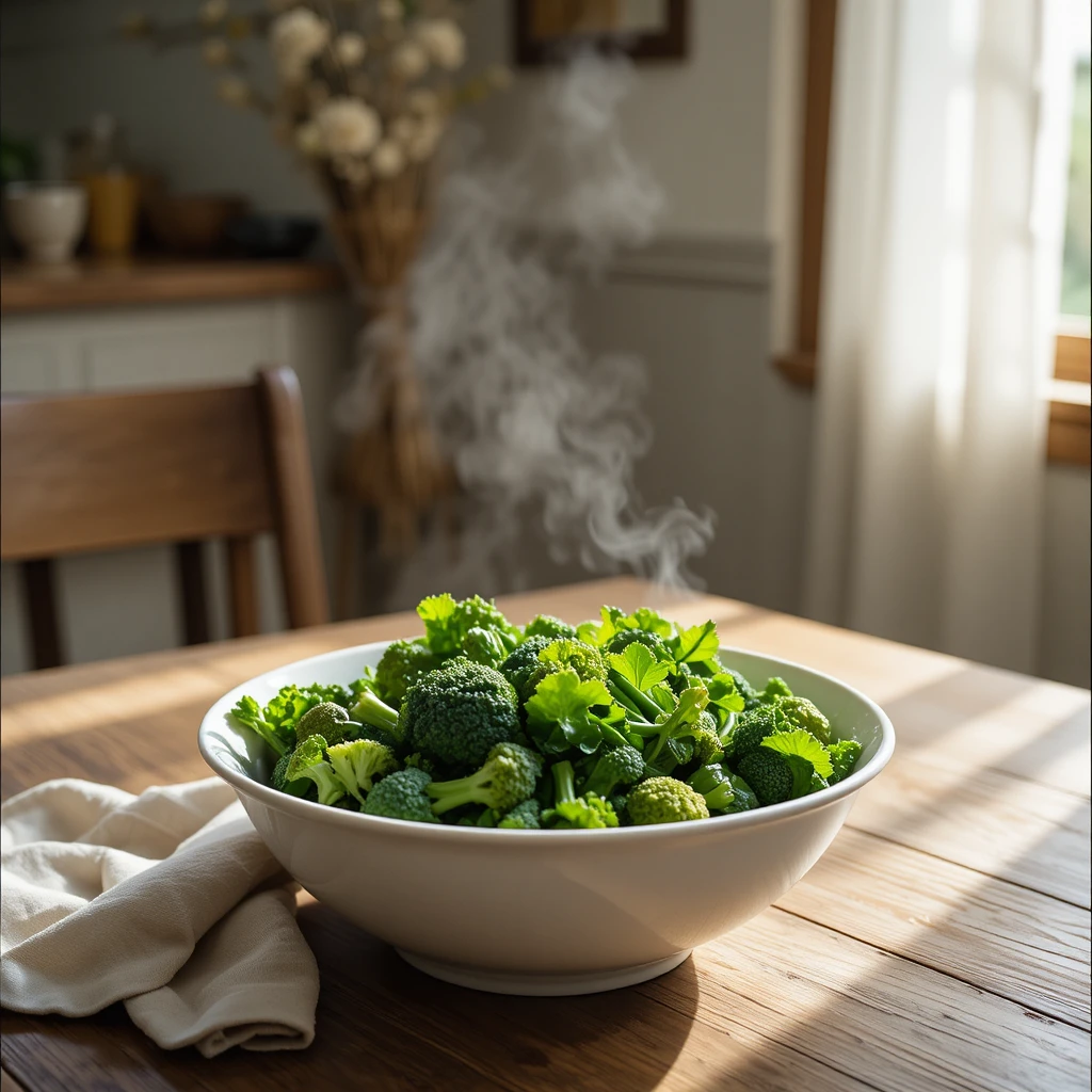 Spring Side Dish: Steamed Greens