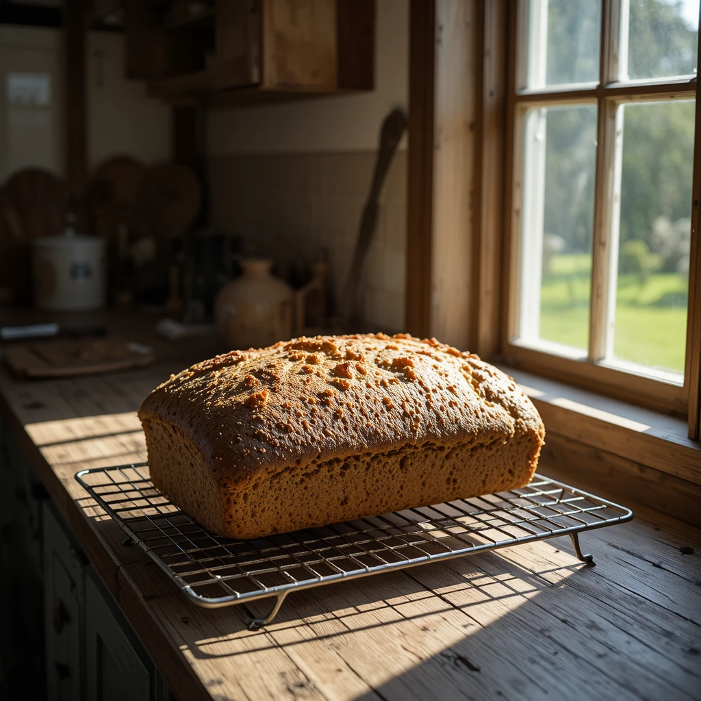 Homemade Granary Bread in Spring: A Wholesome Loaf for Brighter Days