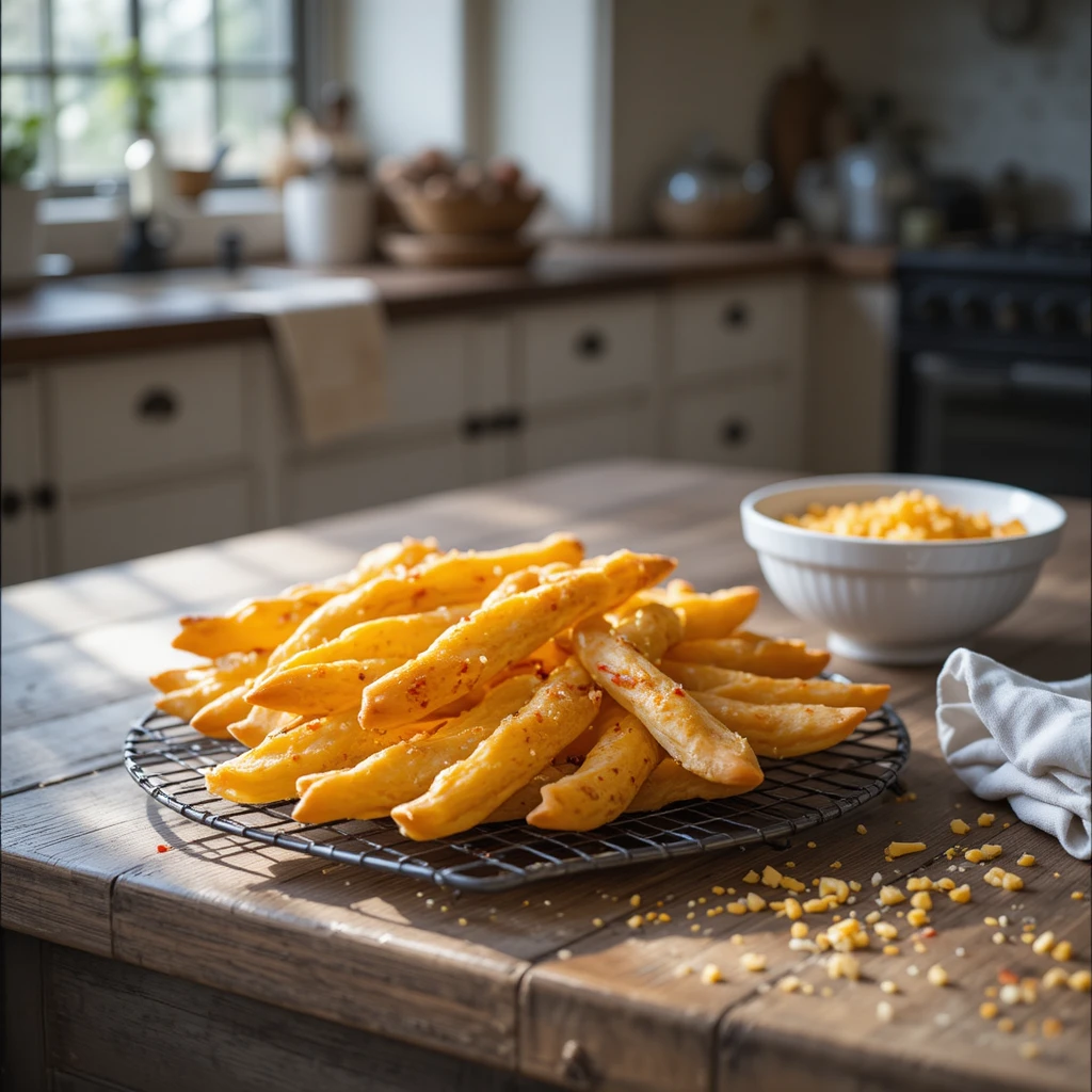 Spring Snack: Chilli Cheese Straws
