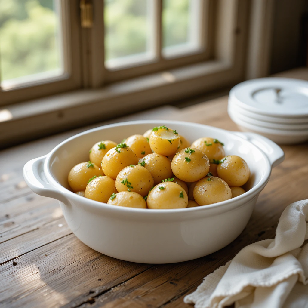 Buttered New Potatoes: A Simple & Comforting Spring Side Dish