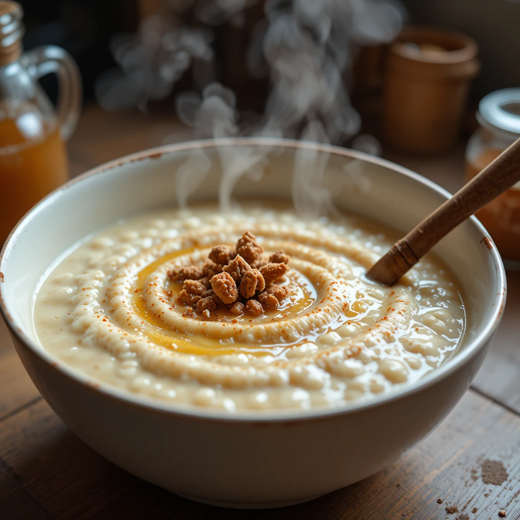 Winter Breakfast: Creamy Porridge