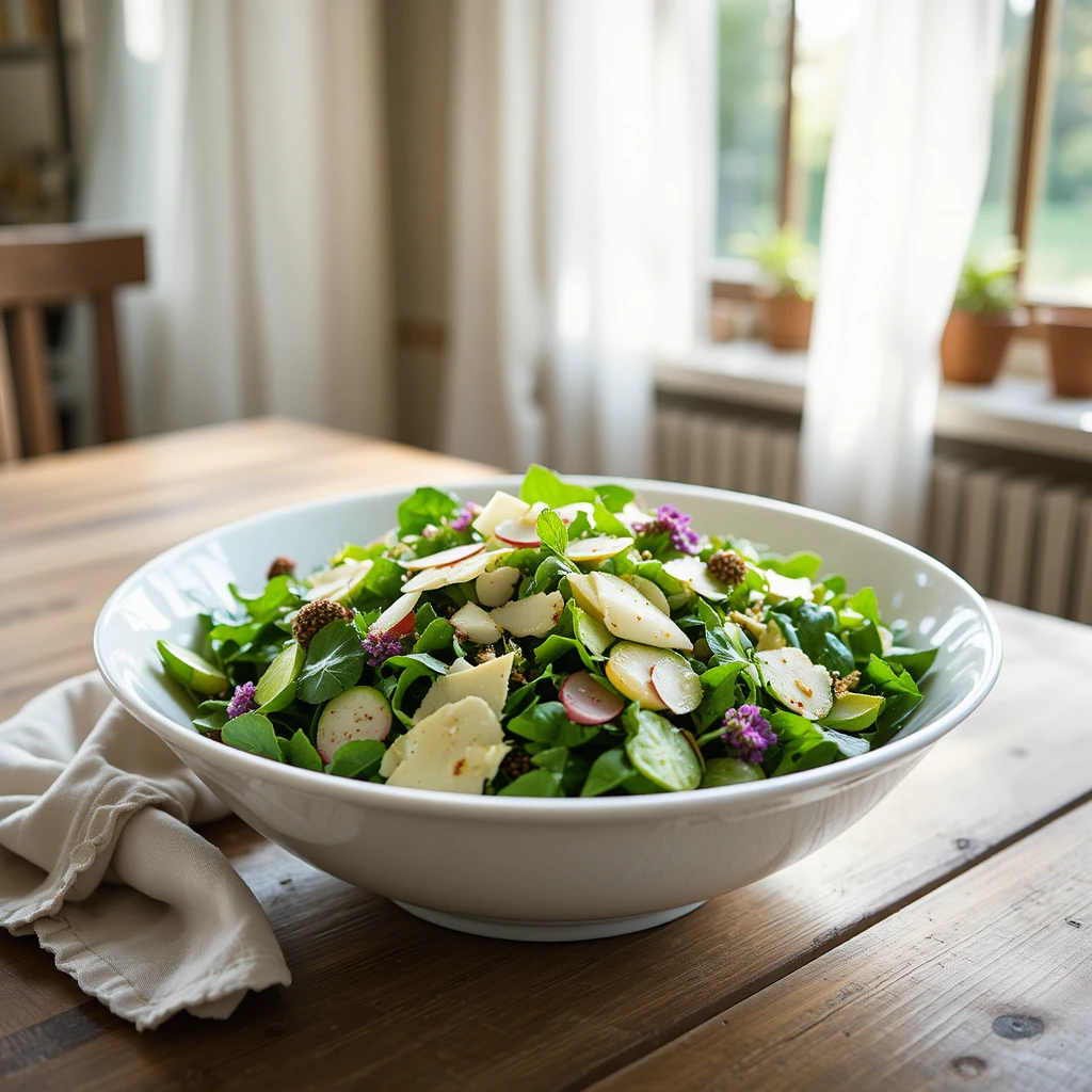 Spring Lunch: Lemon Vinaigrette Salad