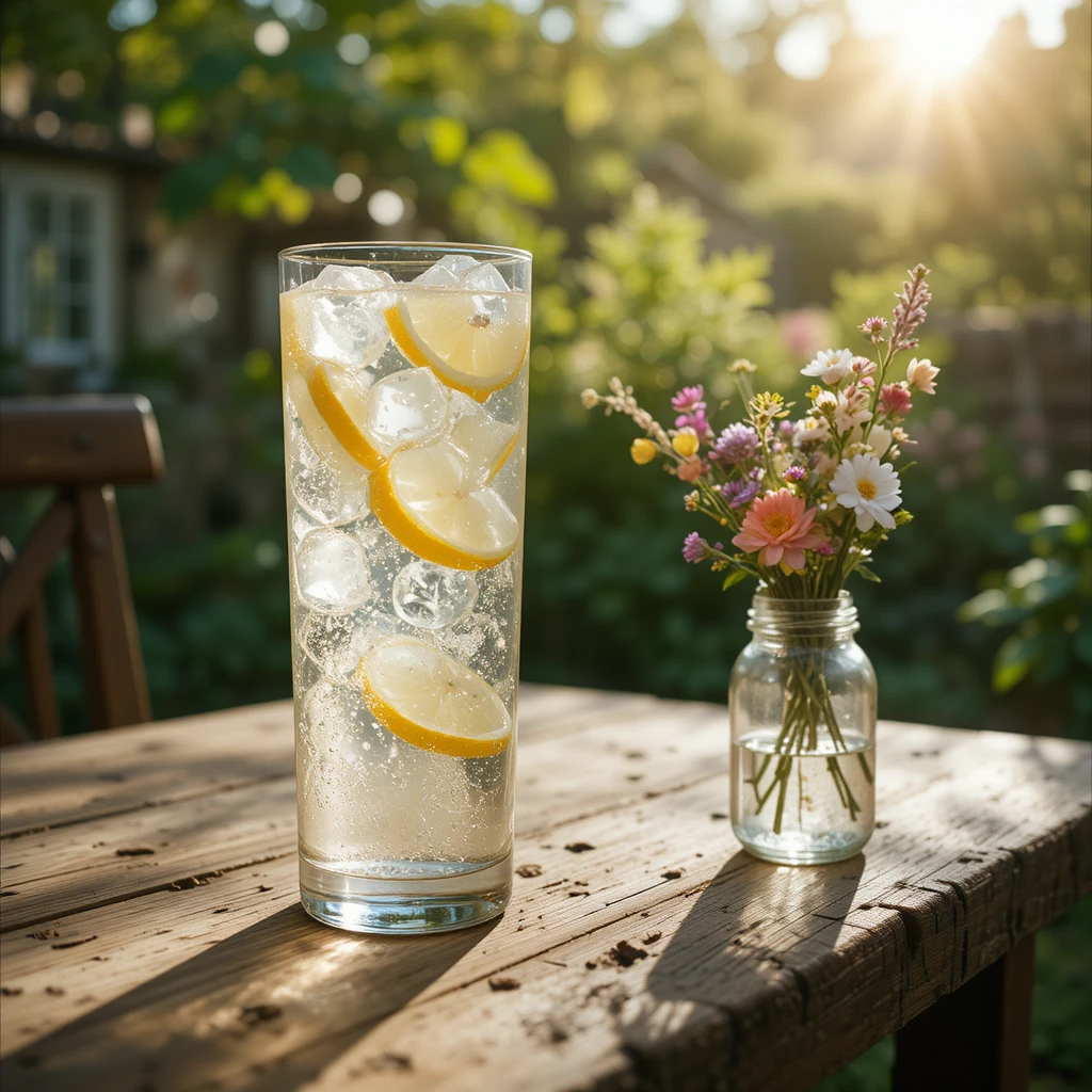 Sparkling Lemon Water: A Simple & Refreshing Spring Drink