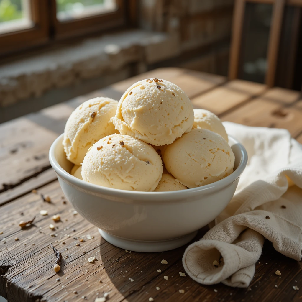 Homemade Vanilla Ice Cream: A Soft & Simple Spring Dessert
